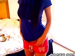 18 years old amateur teases on webcam