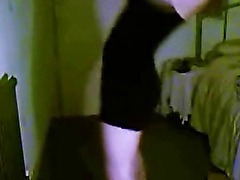 Hot teen brunette dancing on webcam
