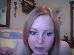 Blond nake prostitute for webcam