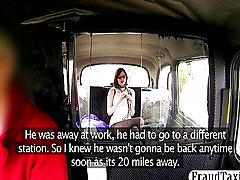 Naughty amateur offers bj to the taxi driver