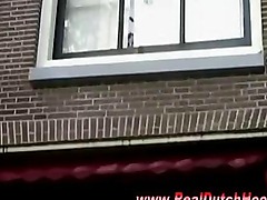 Real amateur european hooker sucks guys cock in reality red light sex