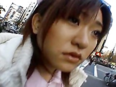 Naughty Asian girl is pissing in public part6