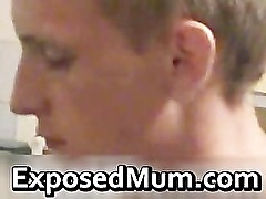 Amateur blond mum boned in unshaved box part2