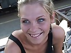 hot golden-haired girlfriend & guy-ally