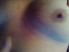 Close-up pussy rubbing