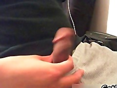 Horny amateur guys jerking off