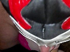 Slobbing the Knob in a Luchador Mask