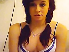 lovely Italian gir lSkypes with her Boyfriend on webcam